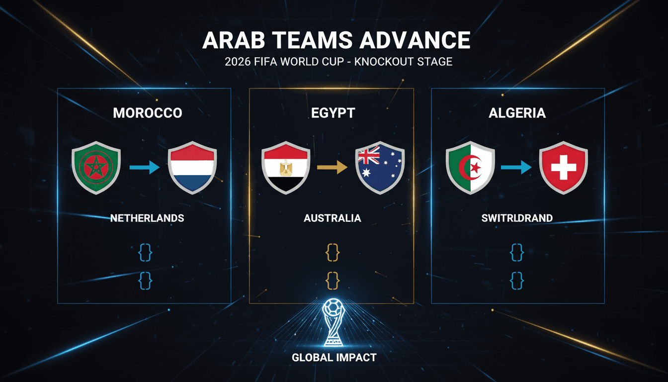 Arab Teams Advance to Knockout Stage of 2026 FIFA World Cup
