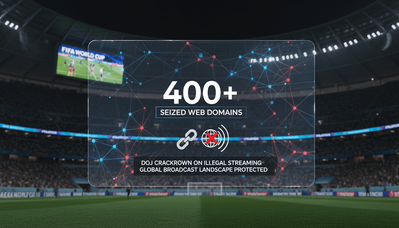 DOJ action against illegal streaming during FIFA World Cup