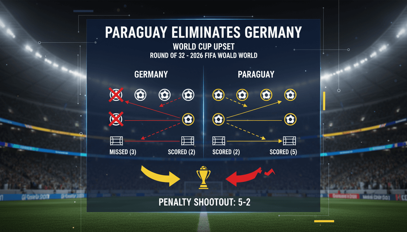 Paraguay eliminates Germany in World Cup upset