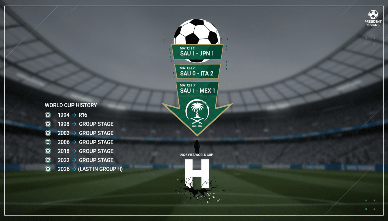 Saudi Arabia football team during the 2026 World Cup matches