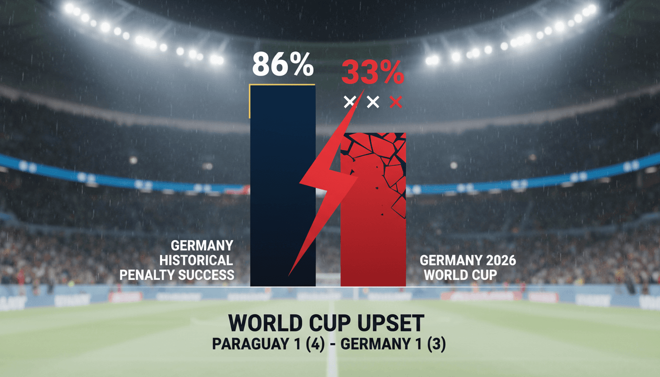 Paraguay celebrates victory over Germany in World Cup match