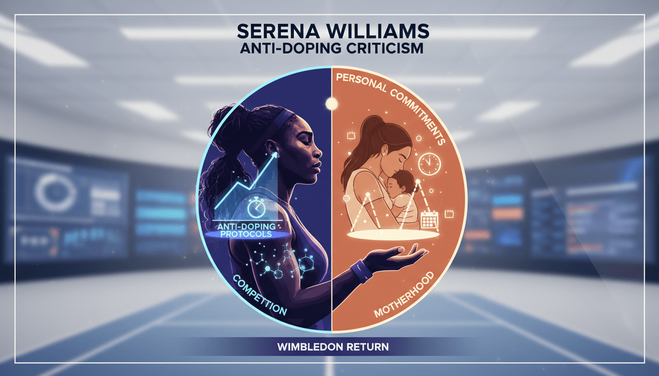 Serena Williams Criticizes Anti-Doping Protocols Ahead of Wimbledon Return