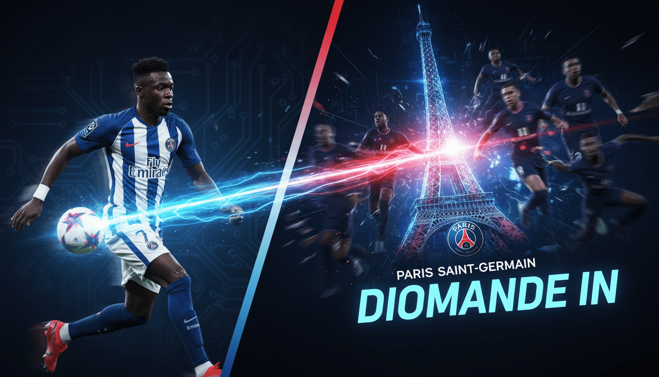 Paris Saint-Germain nearing five-year deal for Ivorian striker Yan Diomande