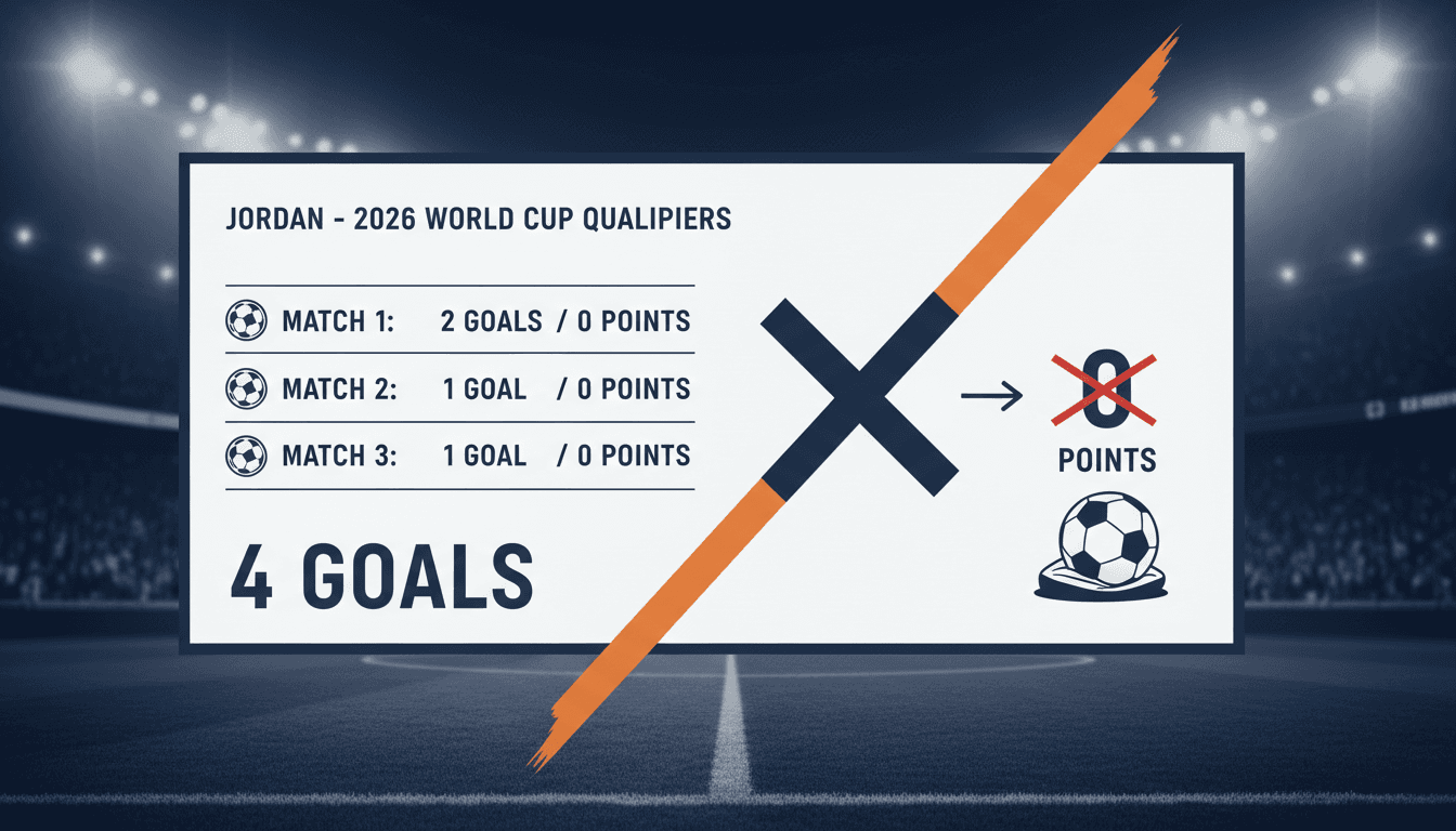 Jordan eliminated from 2026 World Cup without earning points