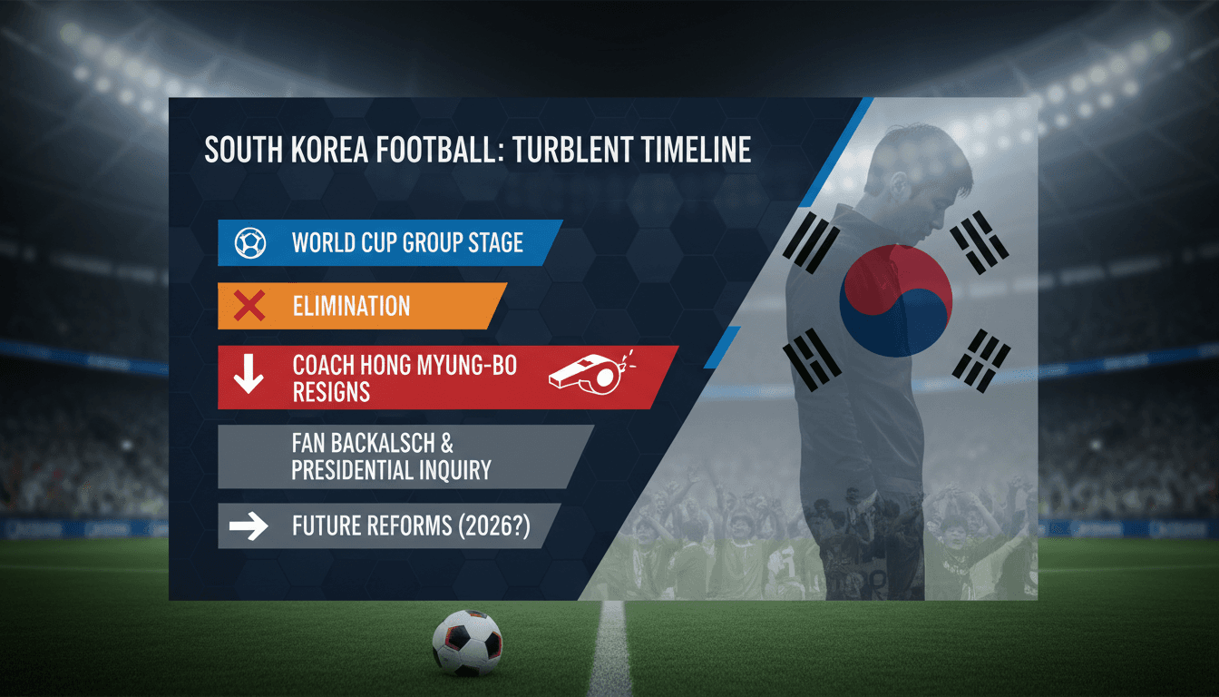 South Korea's football coach Hong Myung-bo during a match.