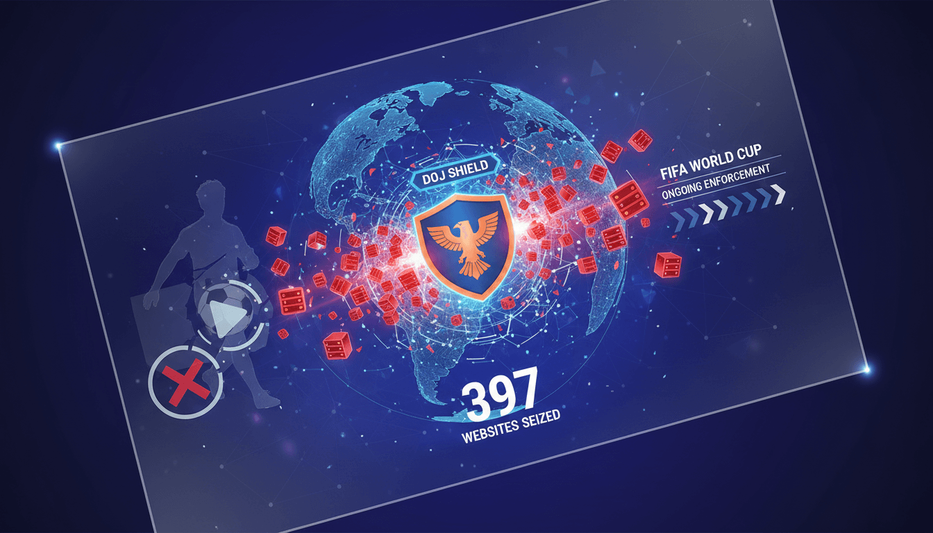 DOJ seizes nearly 400 websites for illegal streaming of FIFA World Cup