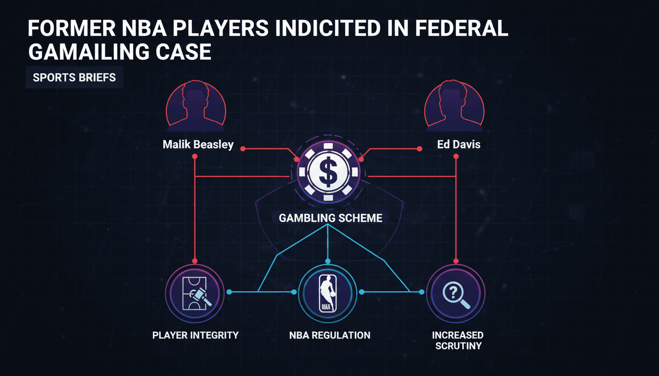 Former NBA Players Indicted in Federal Gambling Case