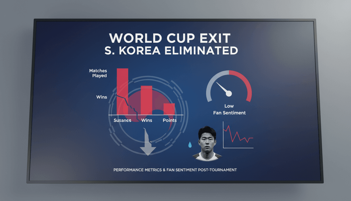 South Korea eliminated from World Cup as Son Heung-min apologizes to fans