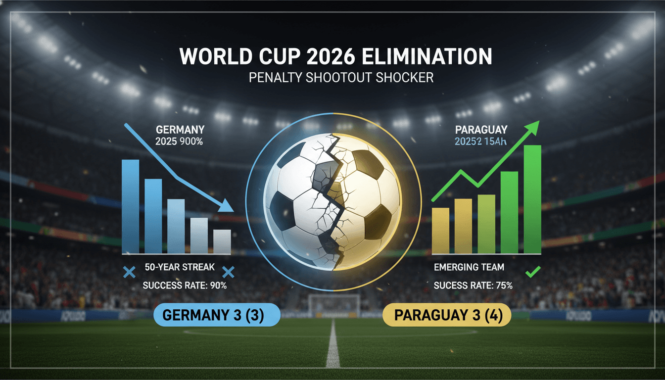 Germany's national football team during the 2026 World Cup match against Paraguay.