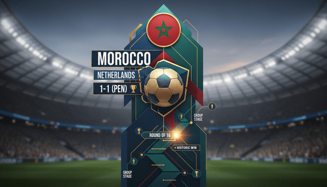 Morocco defeats Netherlands in historic World Cup penalty shootout