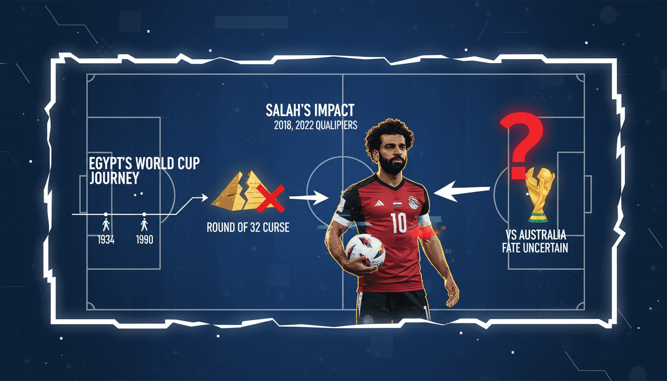 Egypt's World Cup hopes jeopardized by Mohamed Salah's injury ahead of Australia match