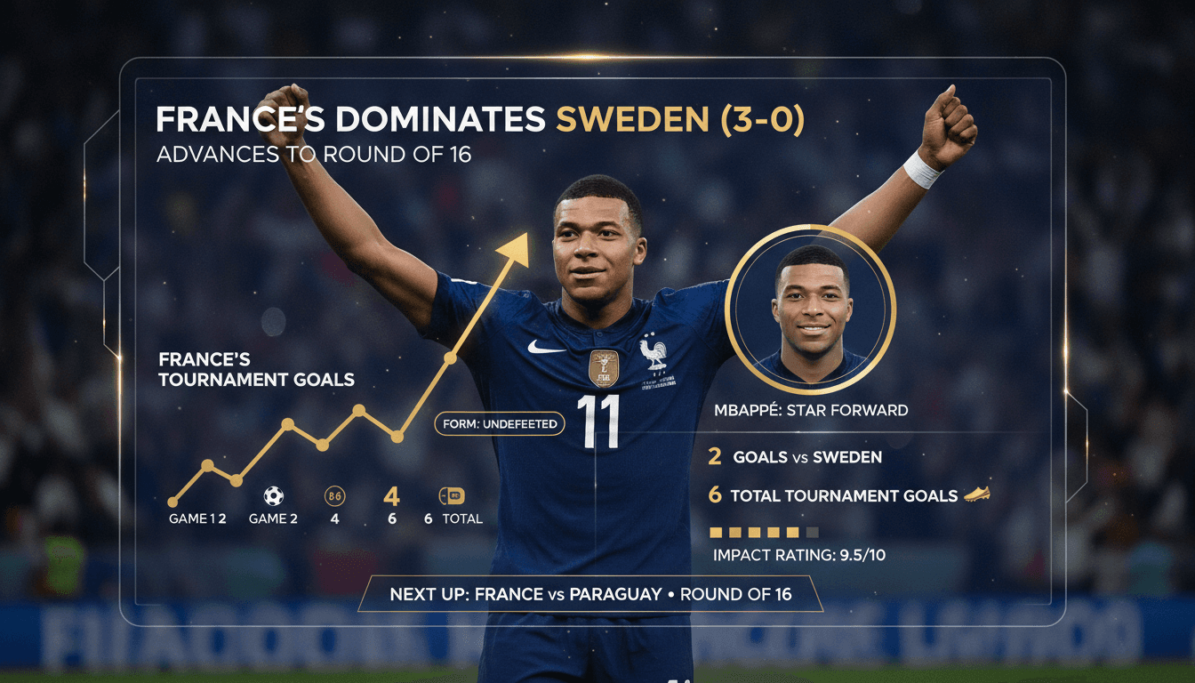 France national football team celebrating their victory over Sweden in the World Cup.
