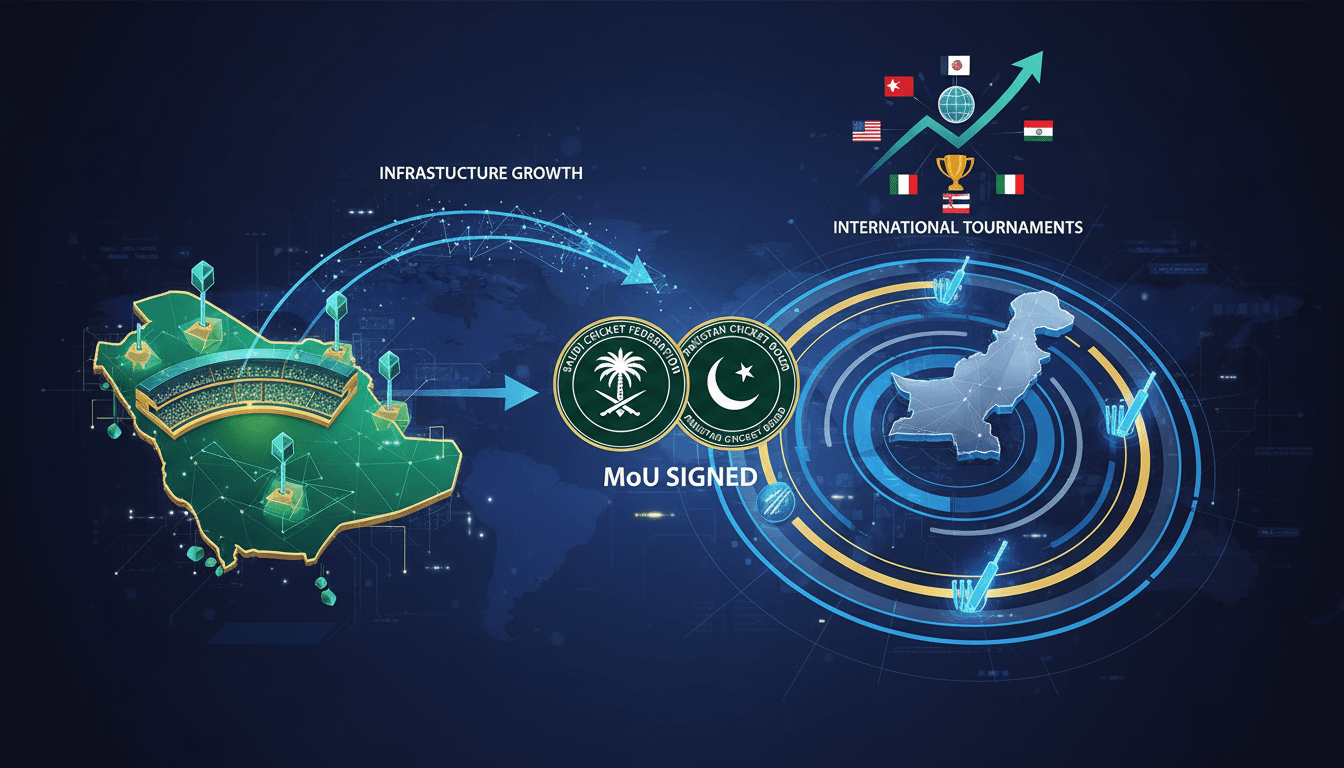 Saudi Arabia and Pakistan sign MoU to develop cricket stadium in Jeddah