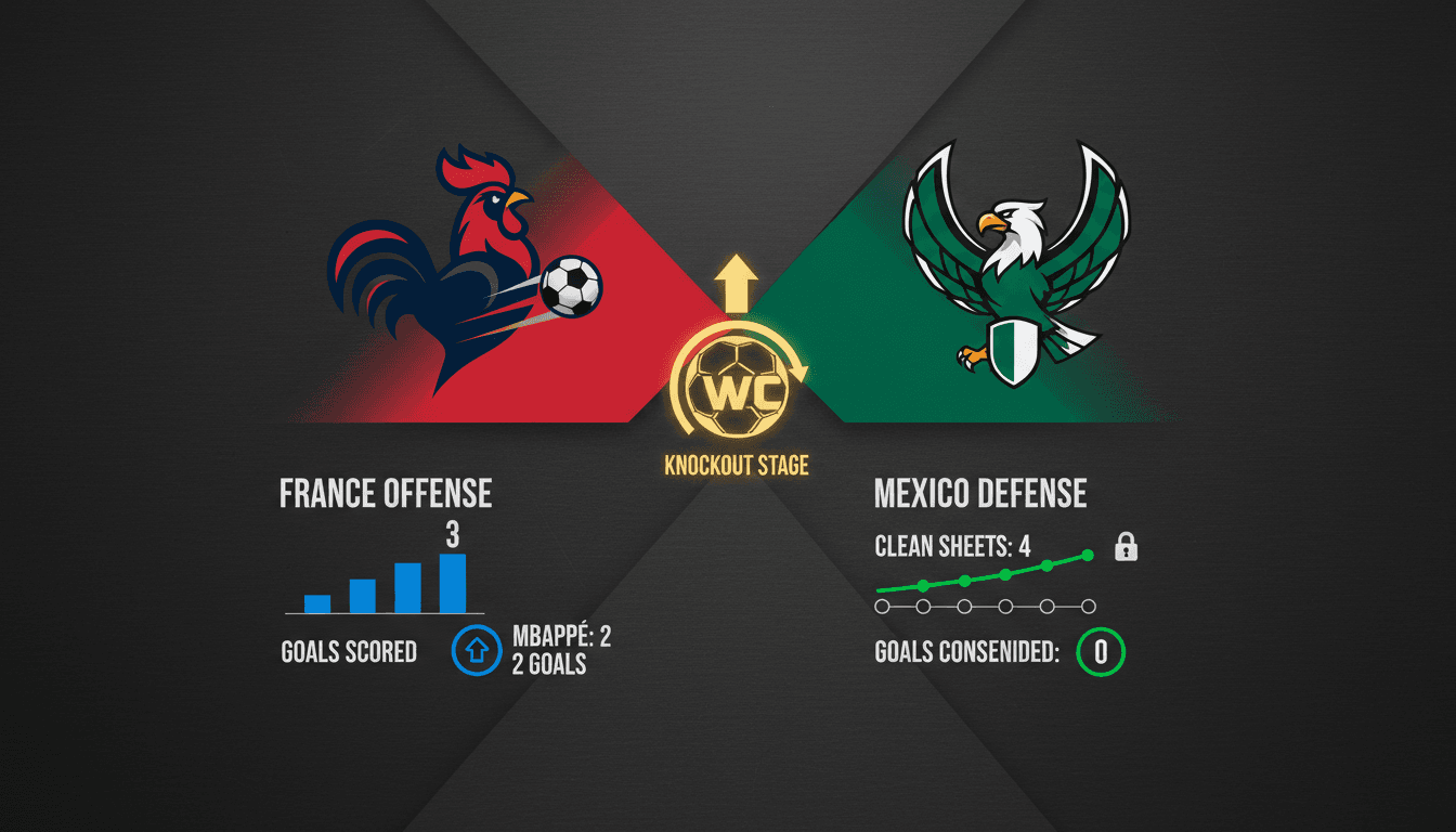 France and Mexico advance in World Cup knockout stage