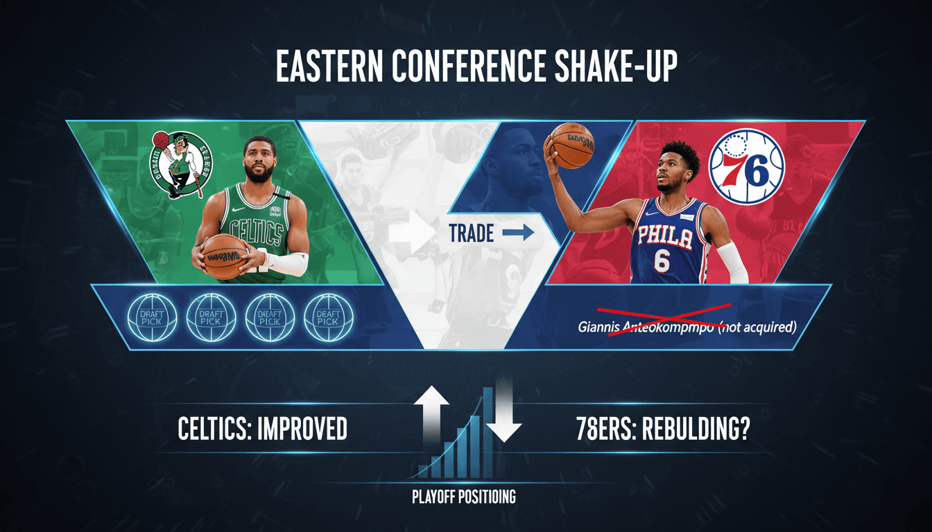 Boston Celtics trade Jaylen Brown to Philadelphia 76ers for Paul George and draft picks