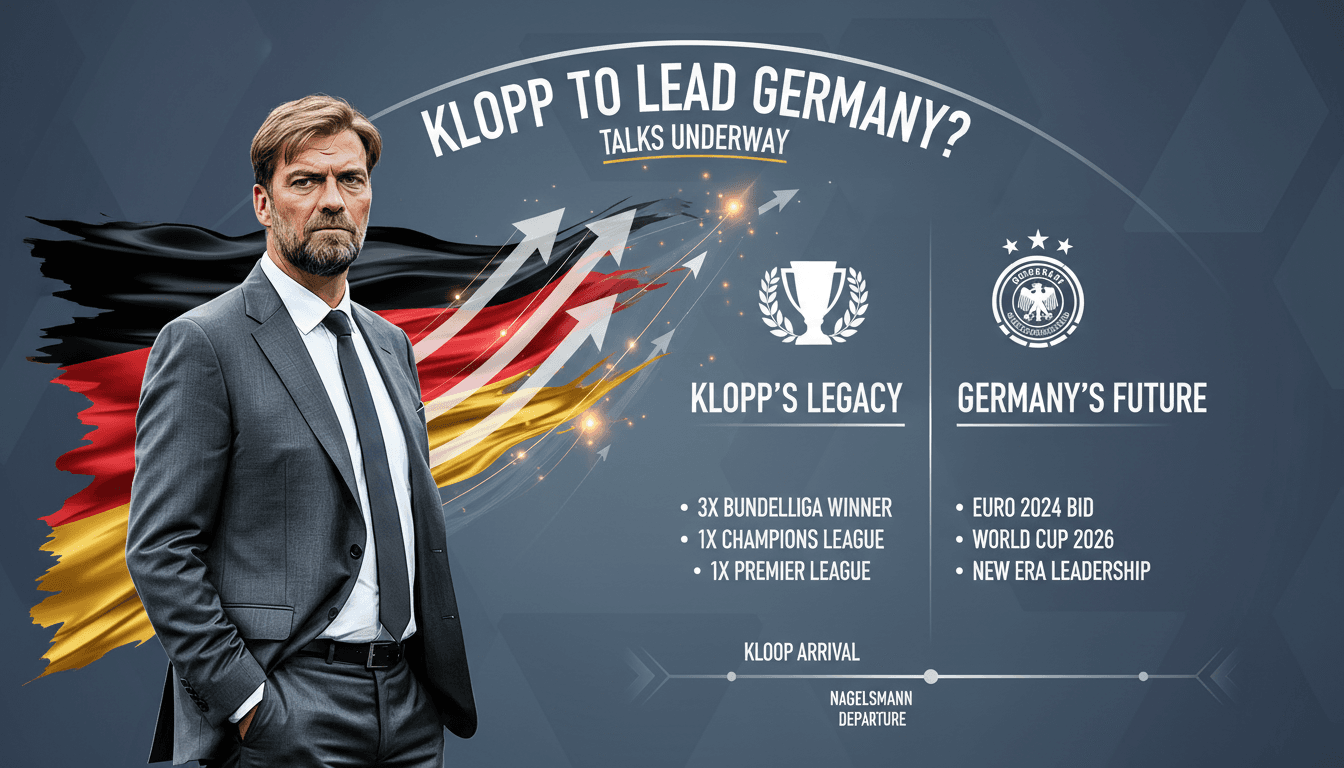 Jurgen Klopp discussing his vision for the German national football team