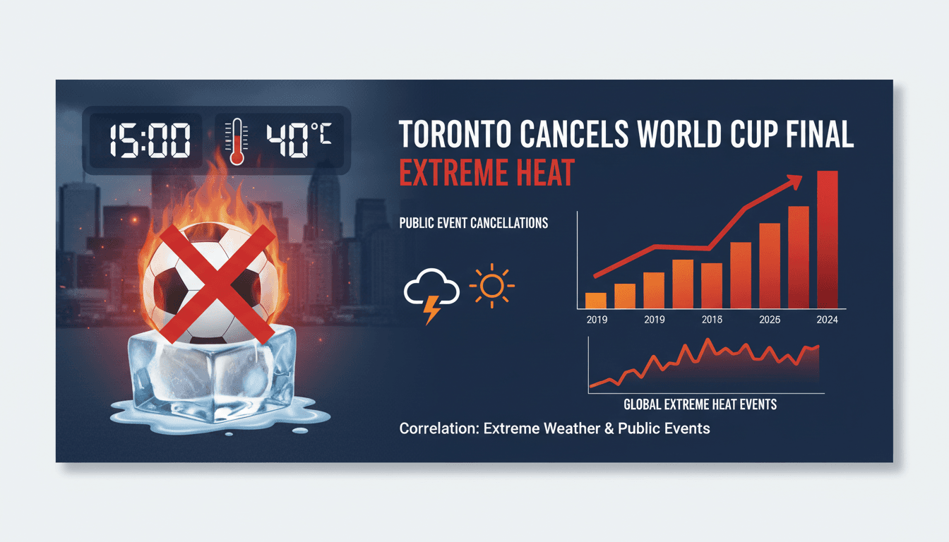 Toronto cancels World Cup final broadcast due to extreme heat