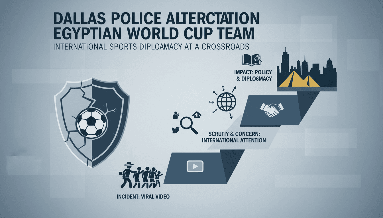 Dallas police officer involved in altercation with Egyptian World Cup team