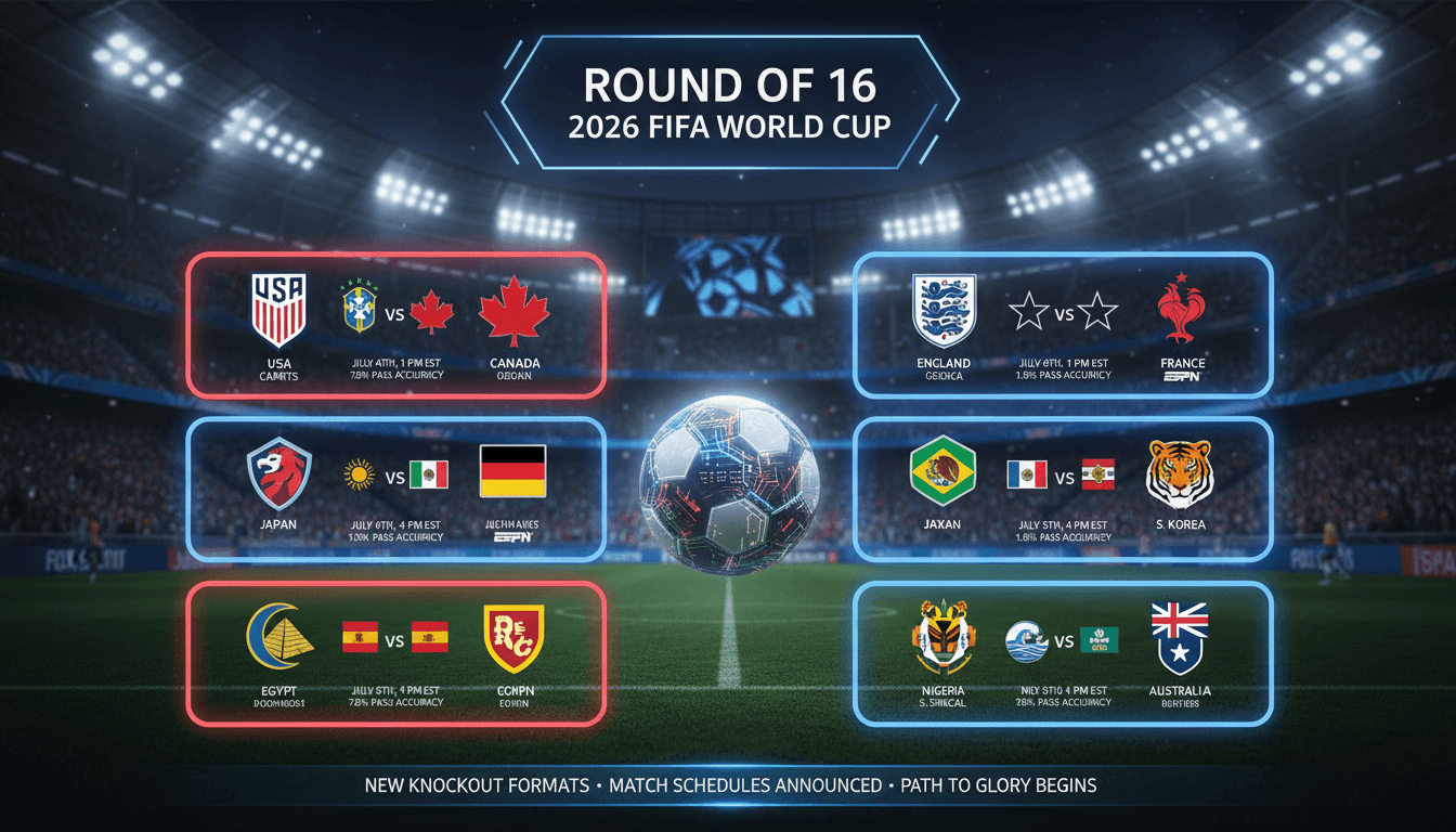 Teams qualified for the Round of 16 in the 2026 FIFA World Cup