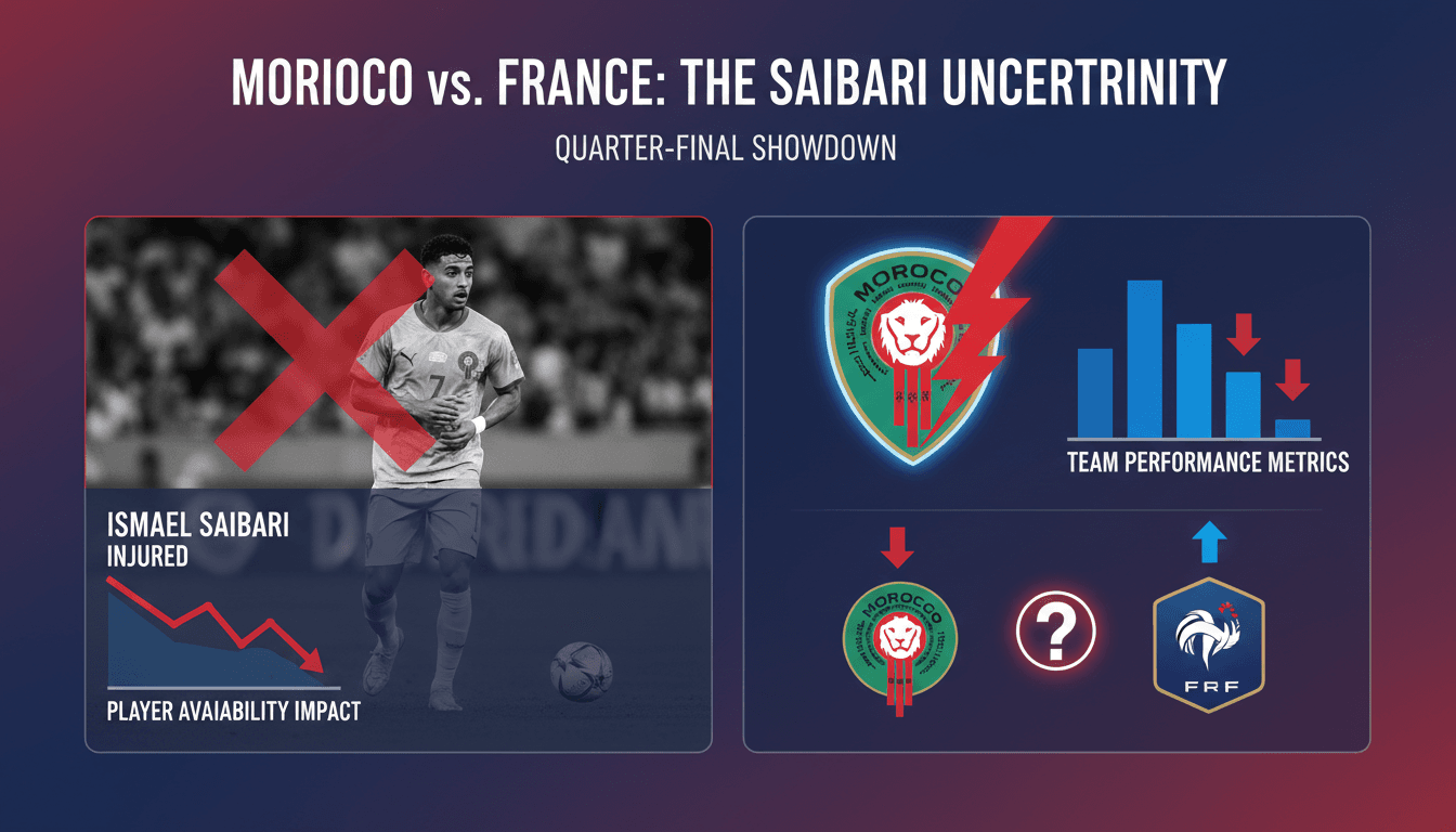 Ismael Saibari during a match, highlighting his importance to the Moroccan team.
