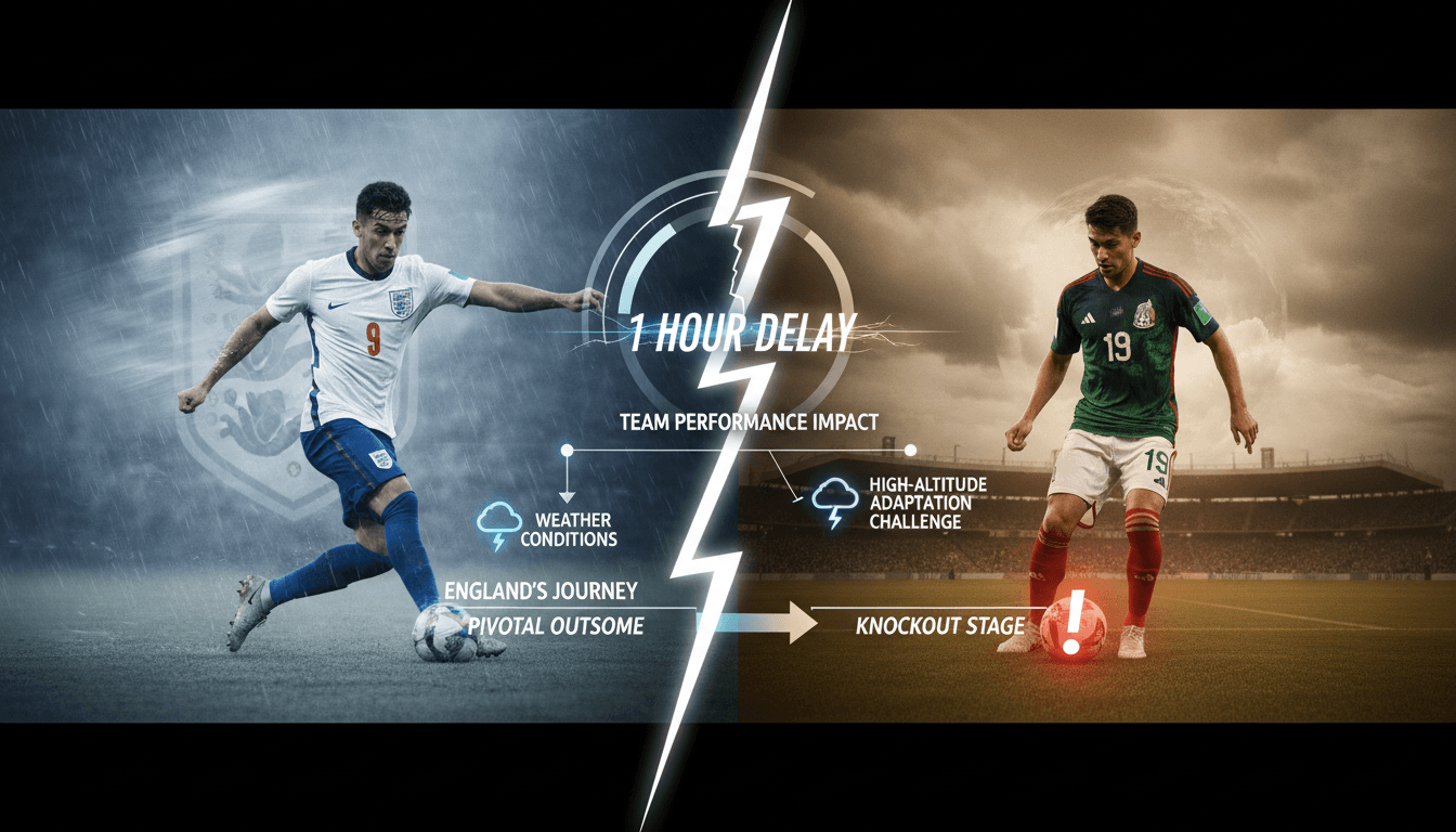 England vs. Mexico World Cup match postponed due to weather conditions