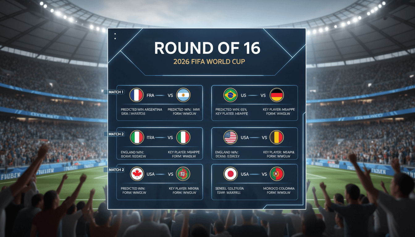Teams prepare for the knockout stage of the 2026 FIFA World Cup.