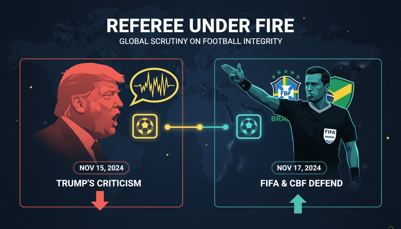 FIFA and Brazilian Football Confederation defend referee Raphael Claus after criticism.