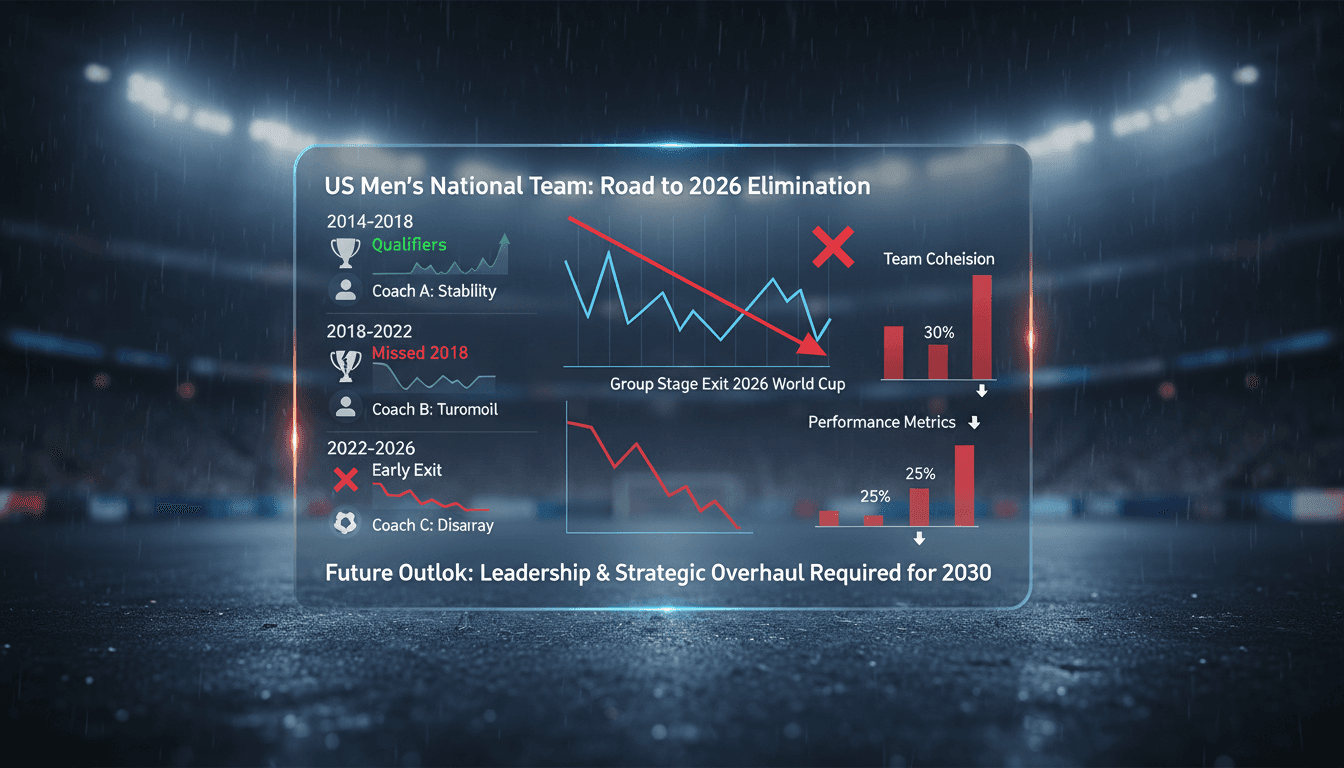 US Men's National Team players during a match at the 2026 World Cup
