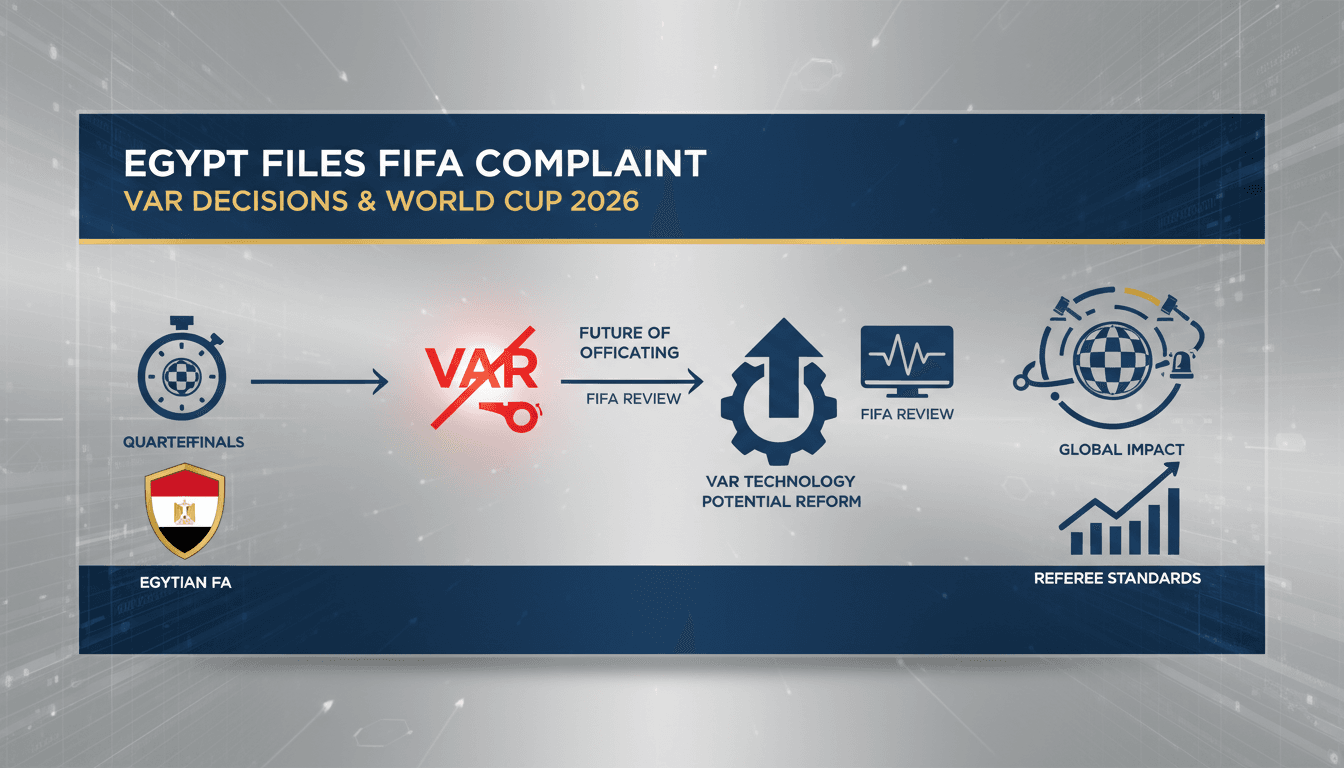 Egypt's complaint to FIFA regarding VAR decisions in World Cup 2026