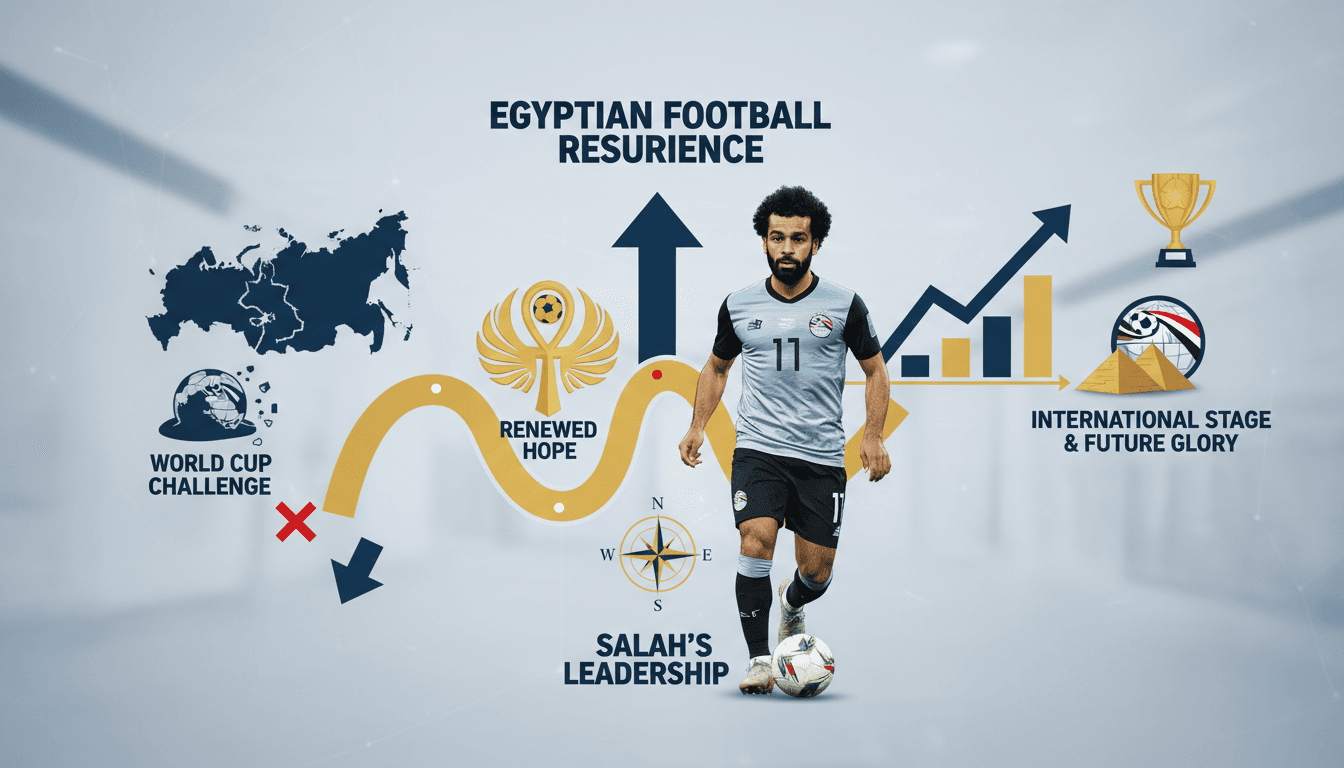 Mohamed Salah leading the Egyptian national football team