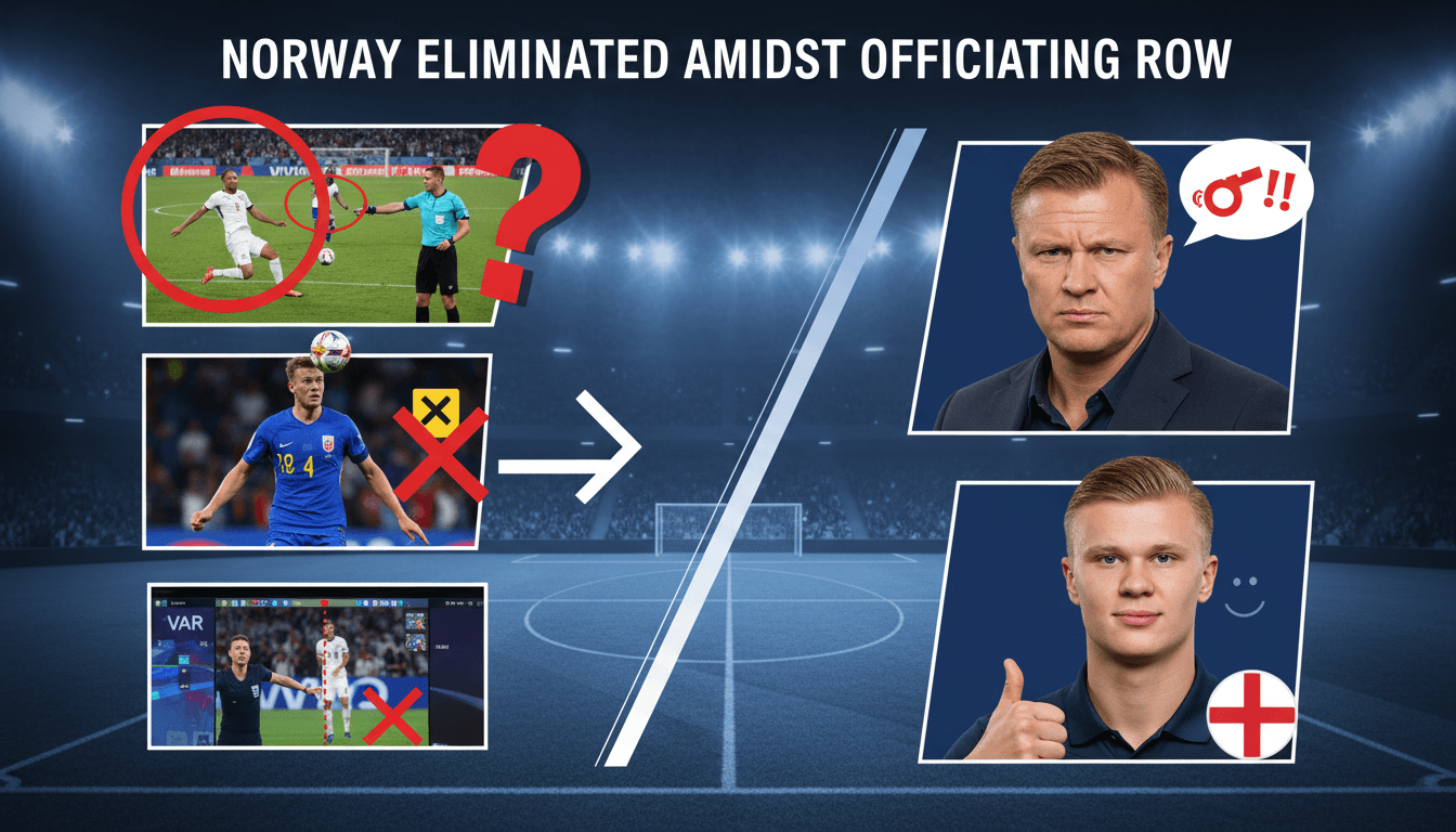 Alf-Inge and Erling Haaland discussing Norway's World Cup exit