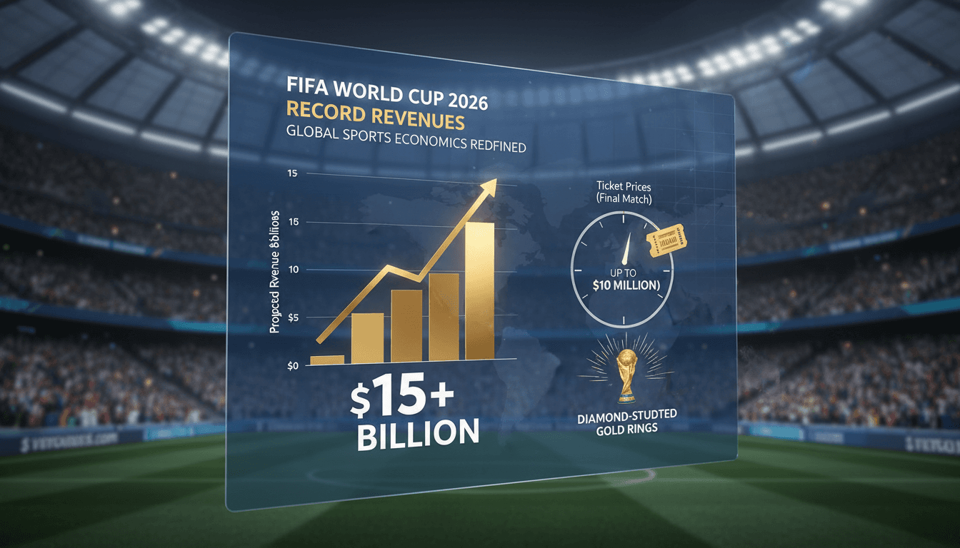 A visual representation of the financial impact of the FIFA World Cup 2026.