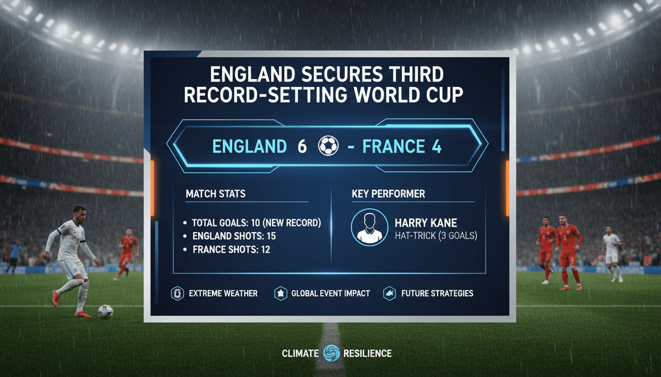 England celebrates victory over France in World Cup match