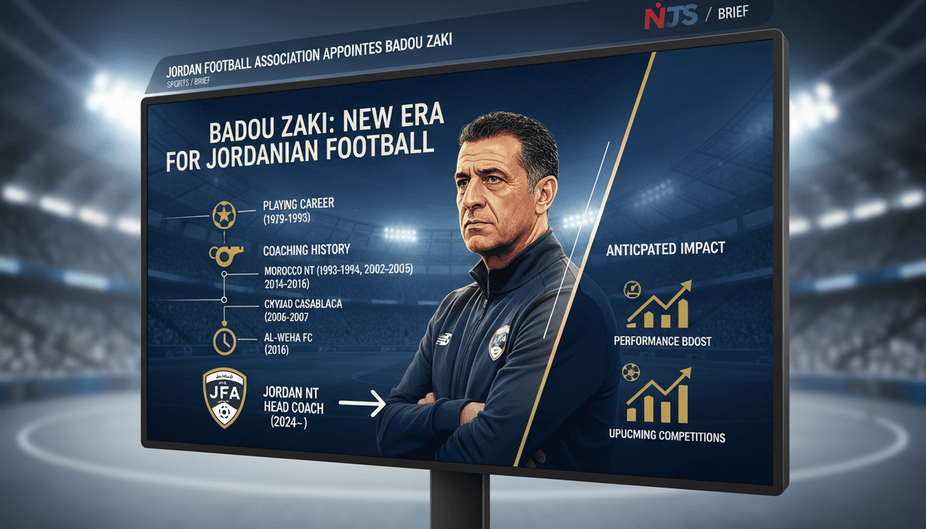 Badou Zaki, new head coach of the Jordanian national football team
