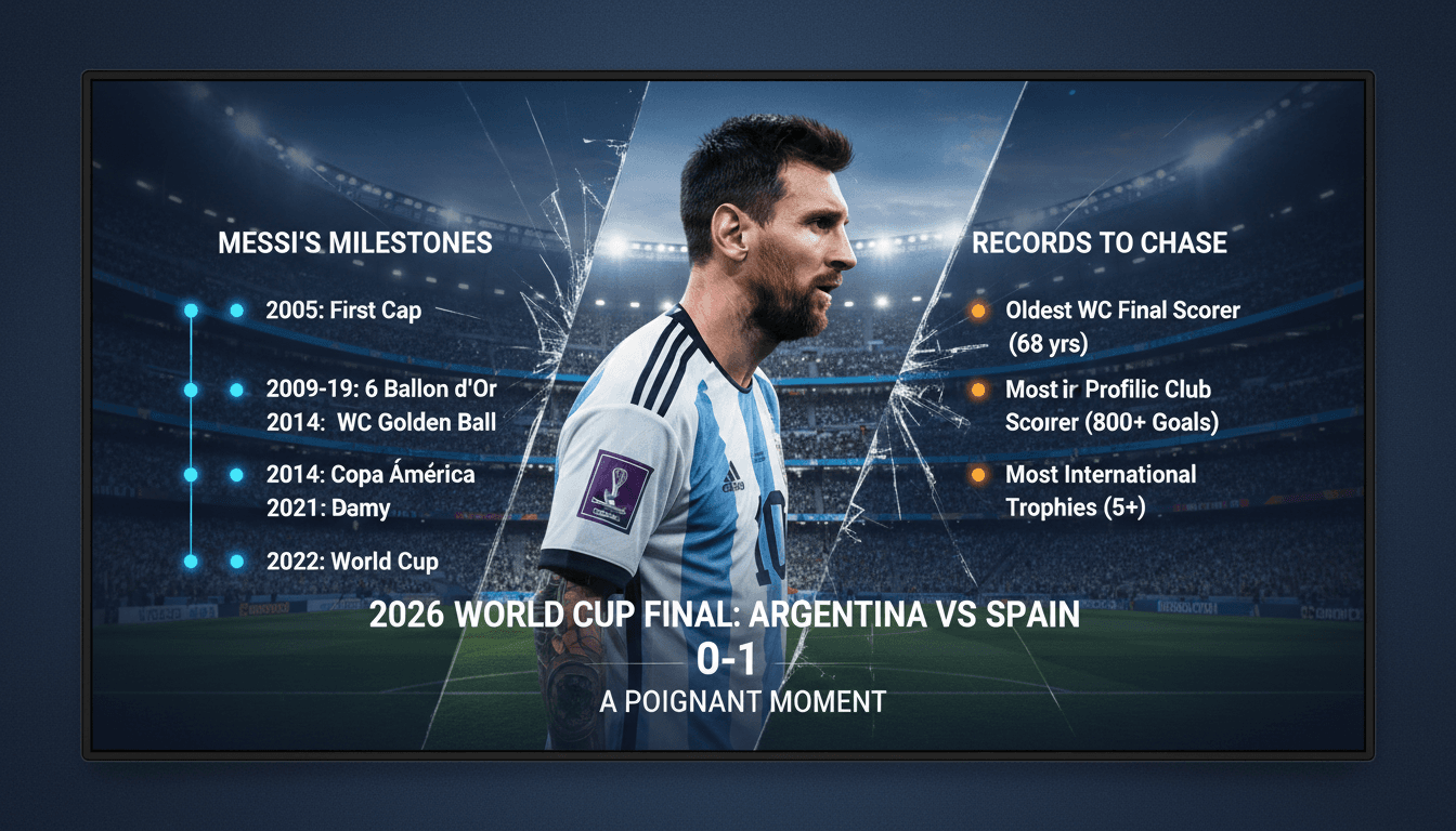 Lionel Messi emotional after Argentina's loss in the World Cup final