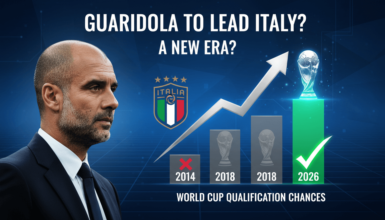 Pep Guardiola during a press conference discussing coaching opportunities.