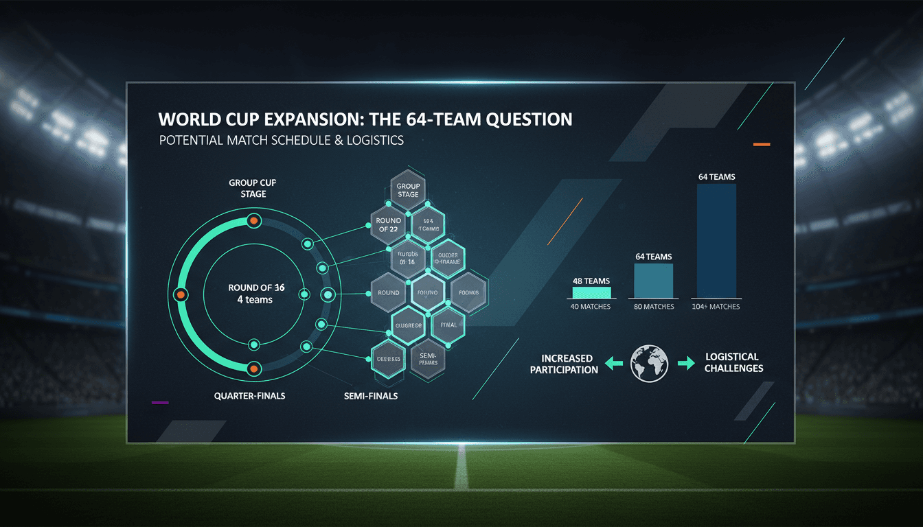 A visual representation of the World Cup expansion debate and its implications.