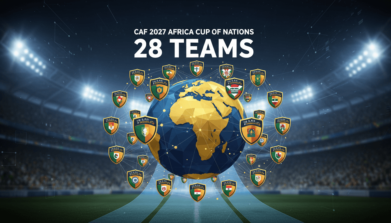 CAF President Patrice Motsepe announces the expansion of AFCON 2027.