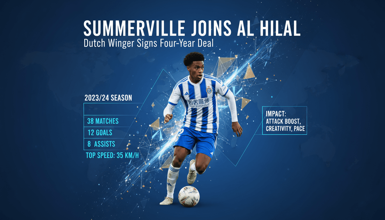Cresencio Summerville in Al Hilal jersey during training session