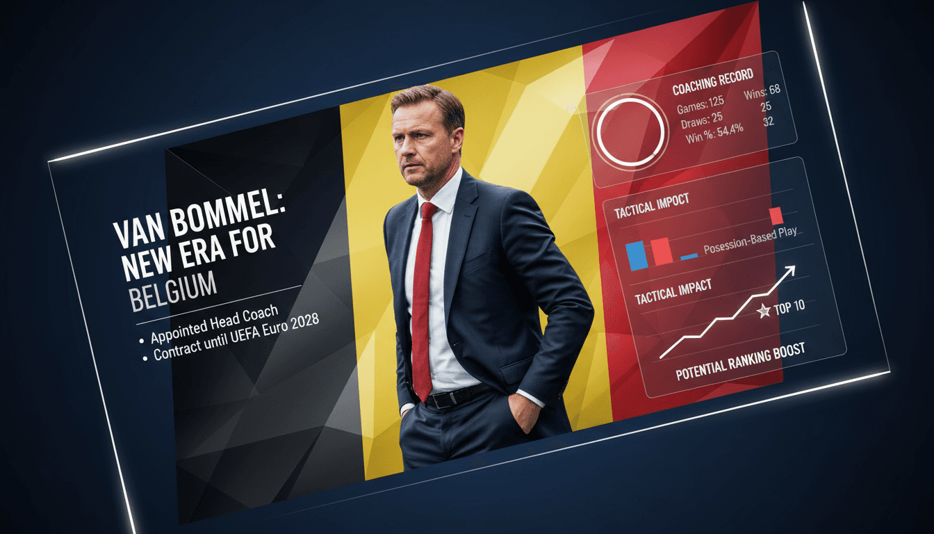 Mark van Bommel appointed as head coach of Belgium national football team