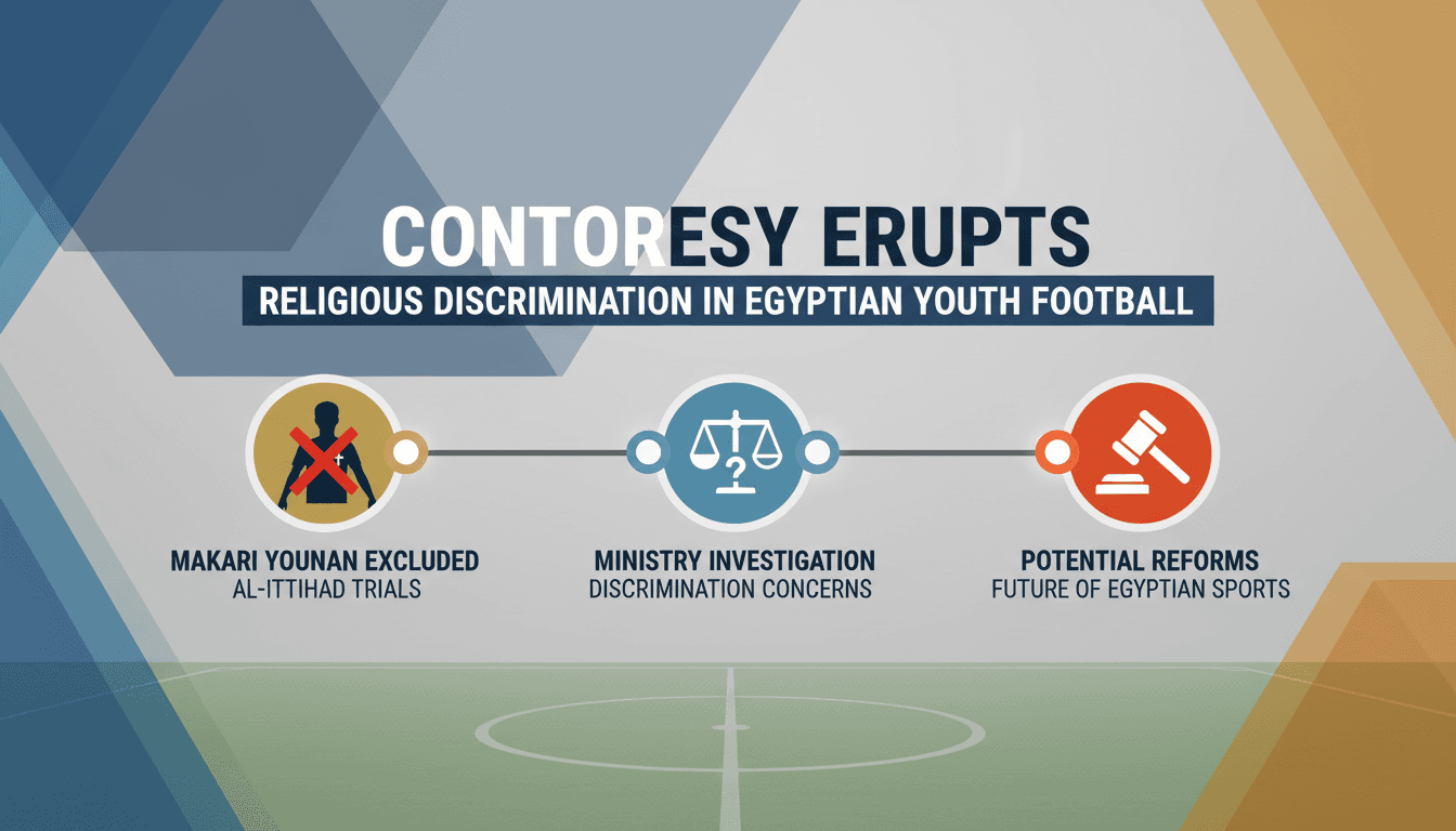 Young athlete excluded from football trials due to religious discrimination.