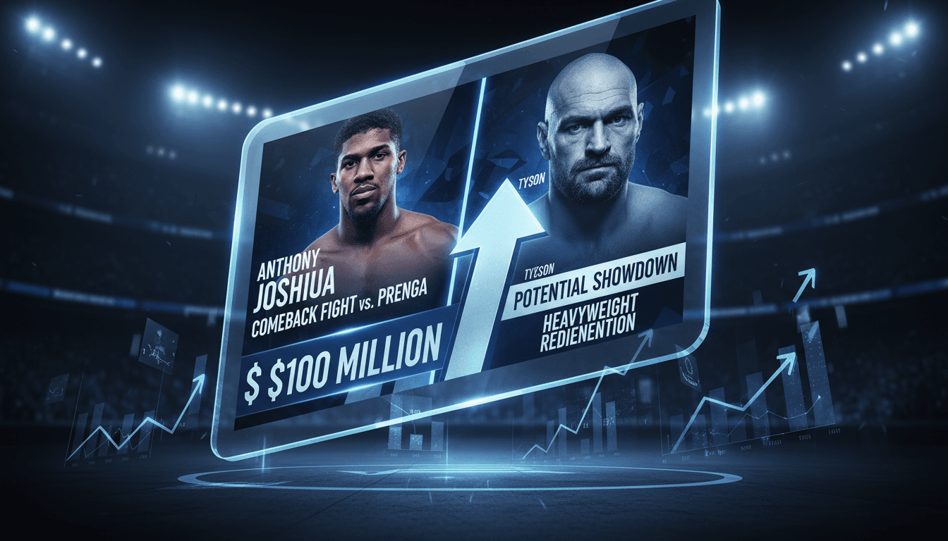 Anthony Joshua preparing for his boxing comeback fight against Kristian Prenga.