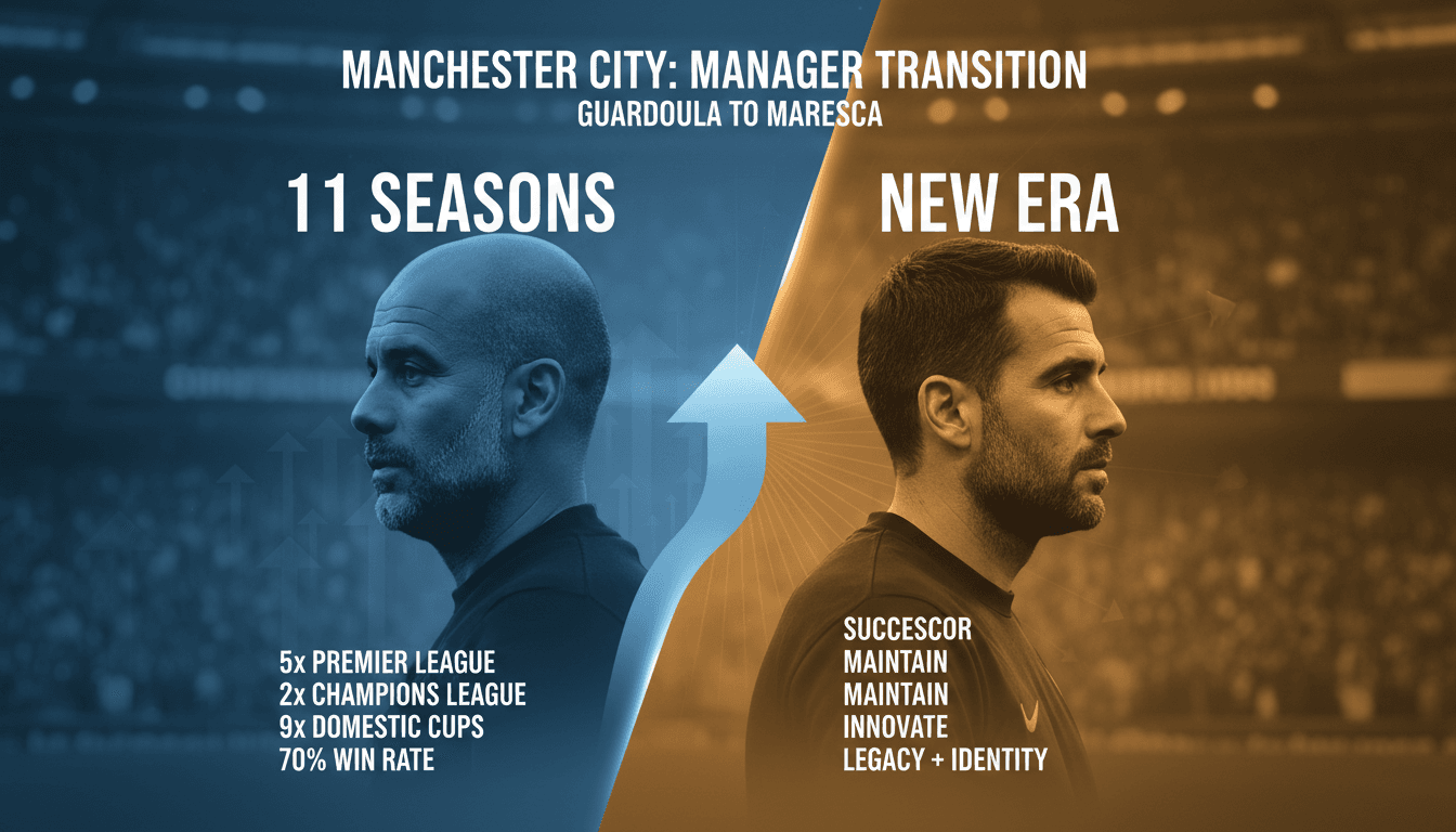 Enzo Maresca appointed as Manchester City manager succeeding Pep Guardiola