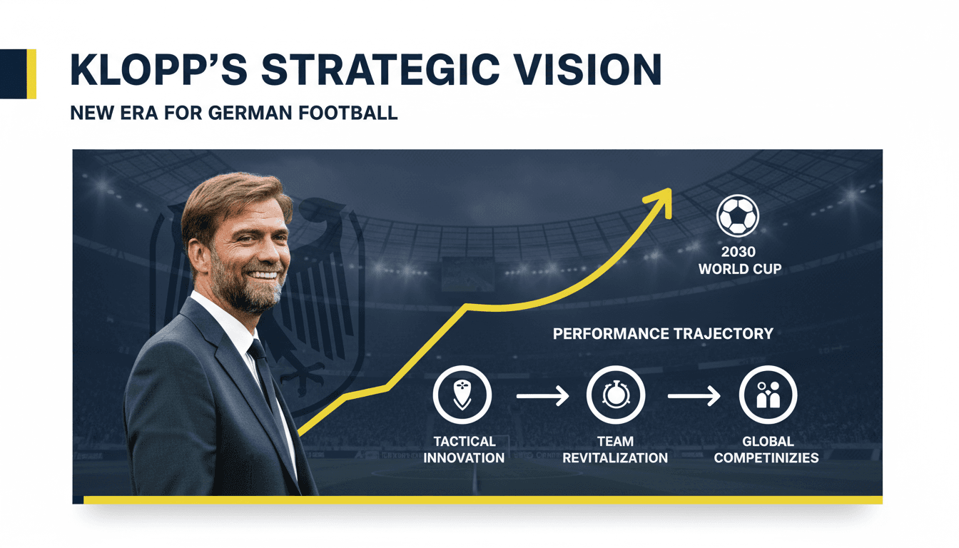 Jurgen Klopp during his announcement as head coach of the German national football team.
