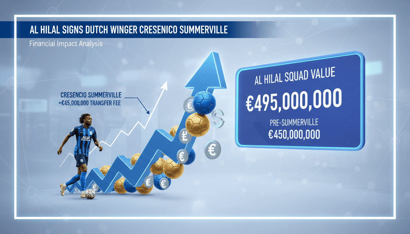 Al Hilal signs Dutch winger Cresencio Summerville from West Ham United