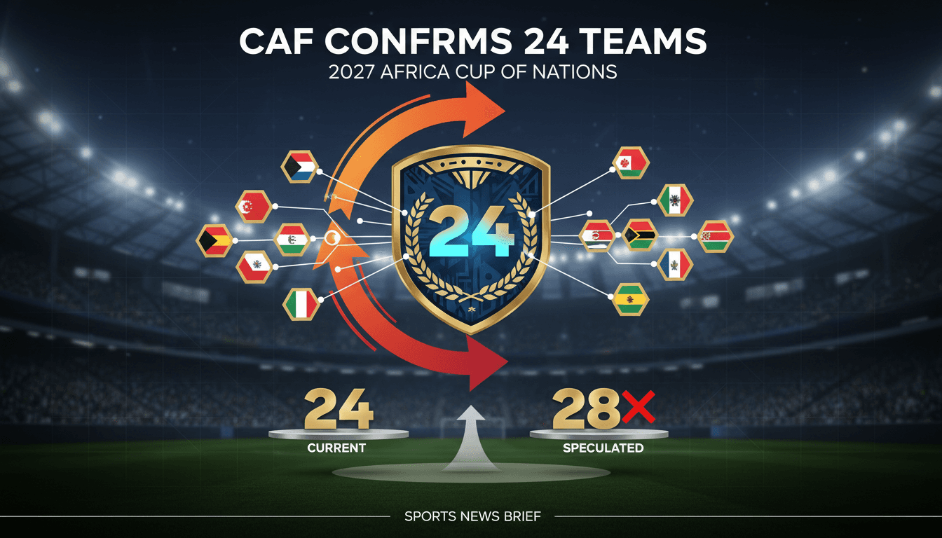 CAF logo with a football background representing the Africa Cup of Nations