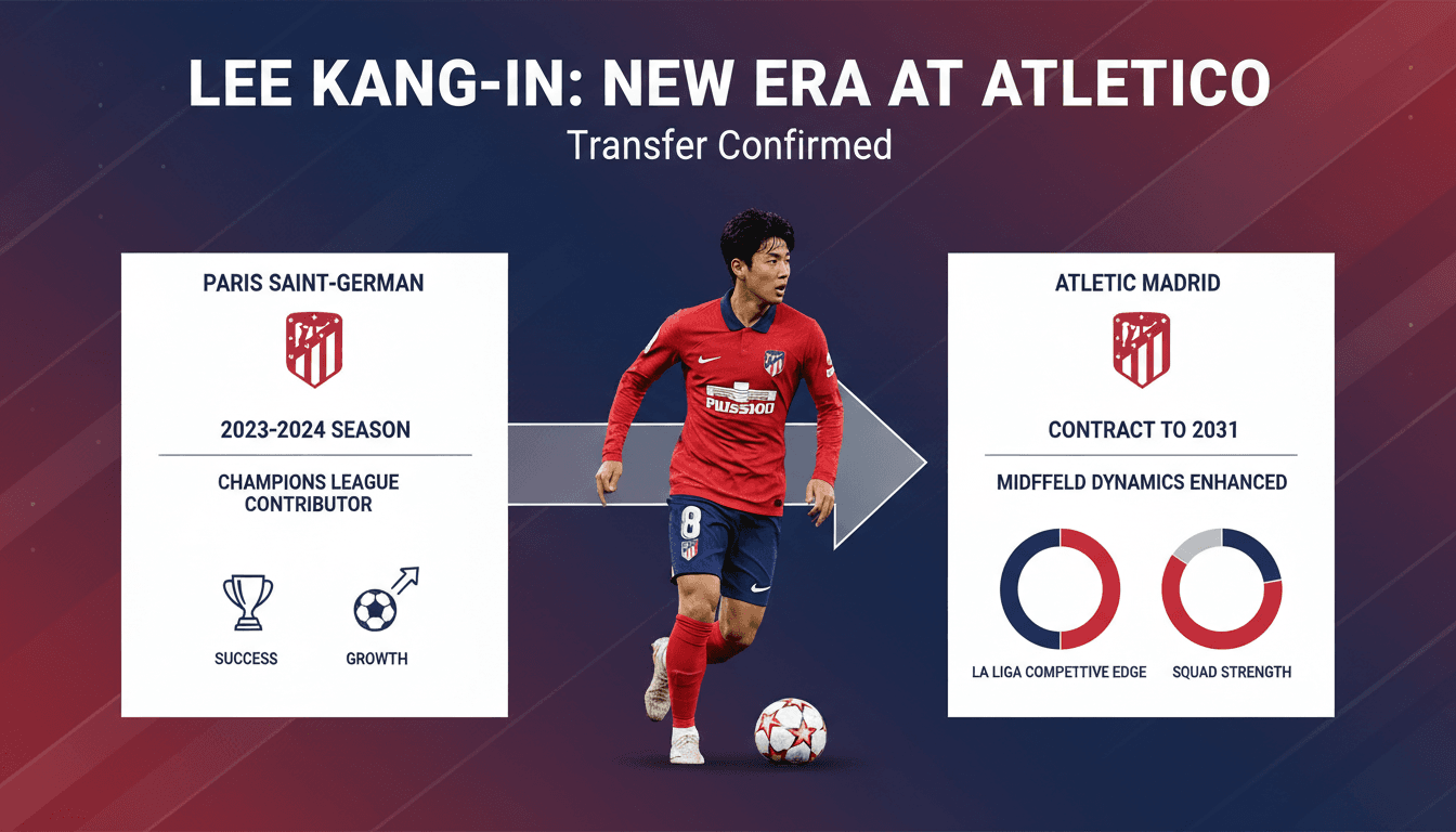 Lee Kang-In in action during a match with Atletico Madrid