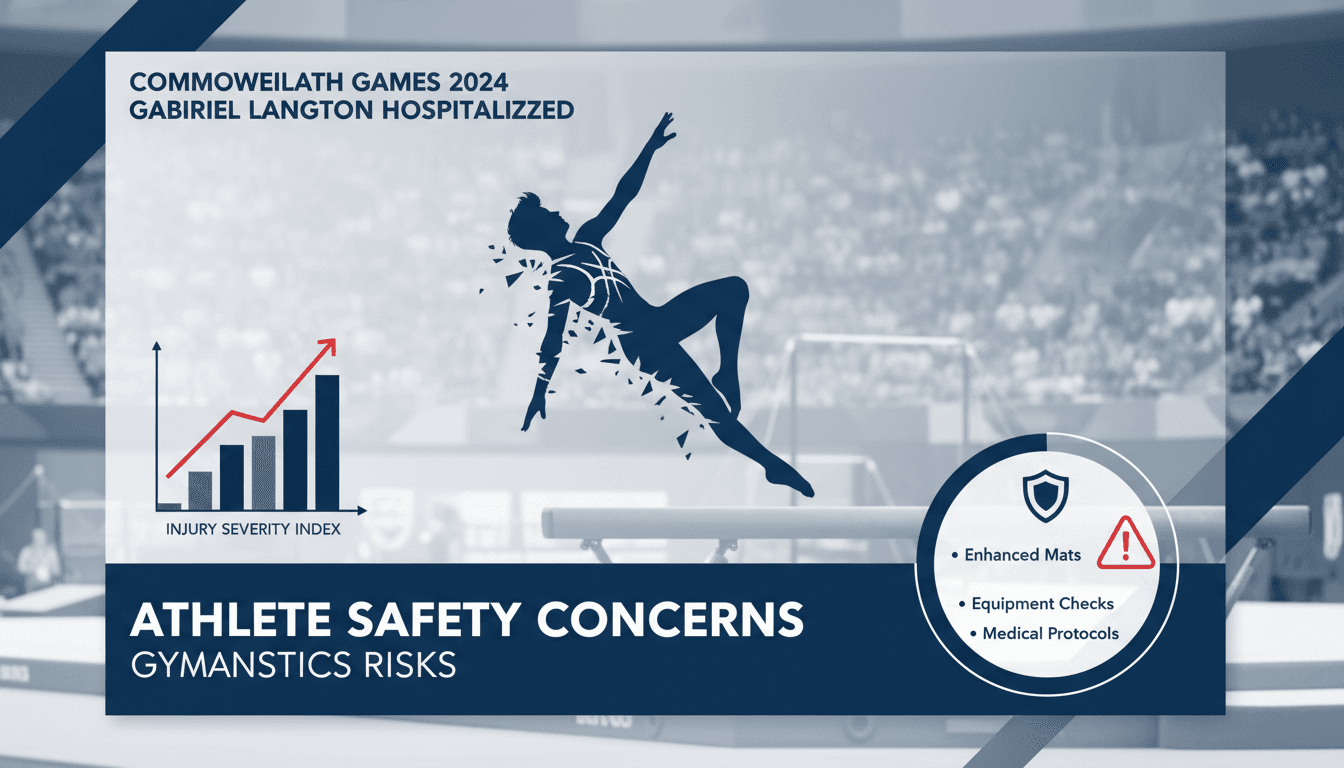 British gymnast Gabriel Langton hospitalized after serious fall at Commonwealth Games
