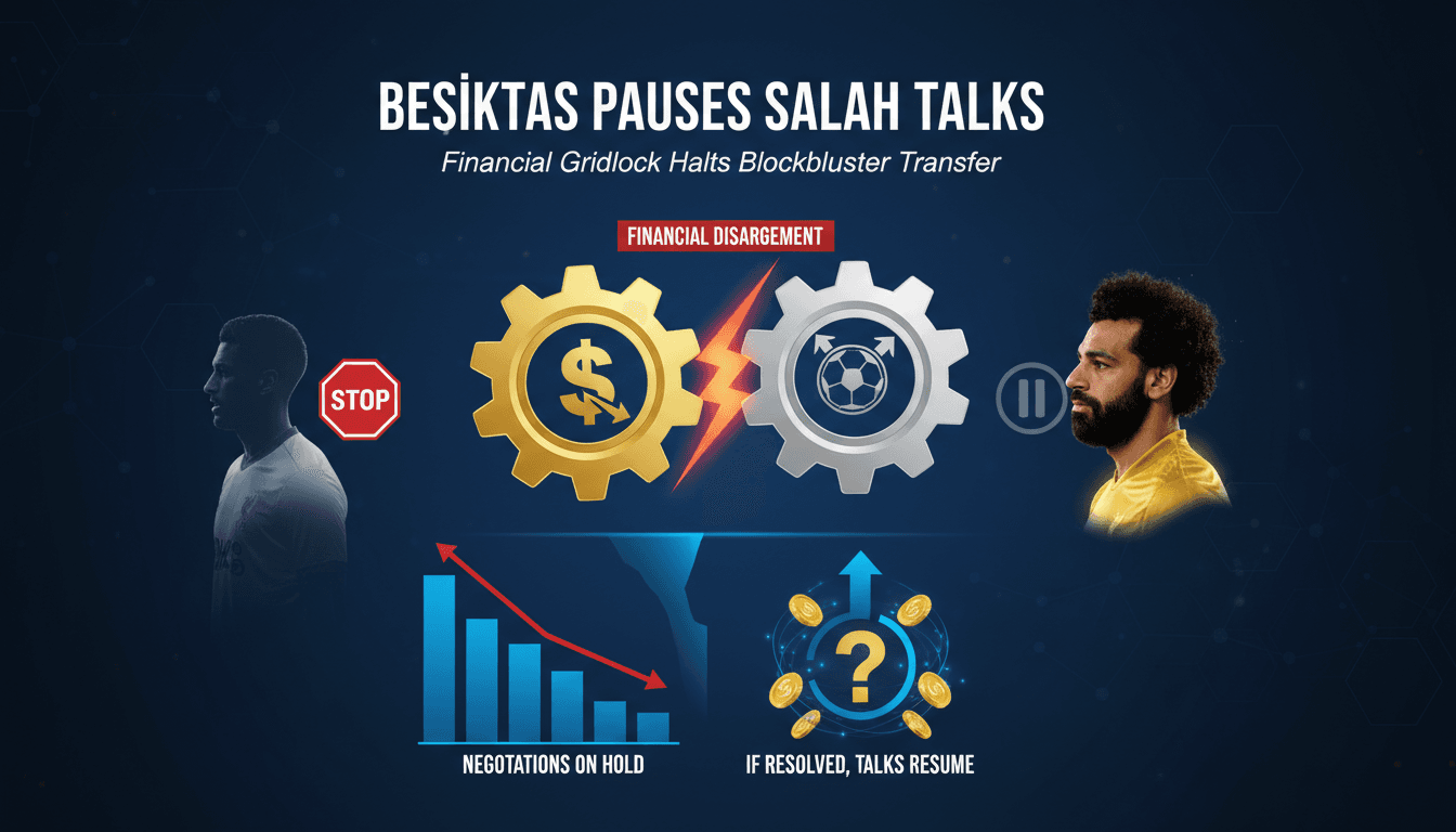 Besiktas temporarily withdraws from negotiations to sign Mohamed Salah