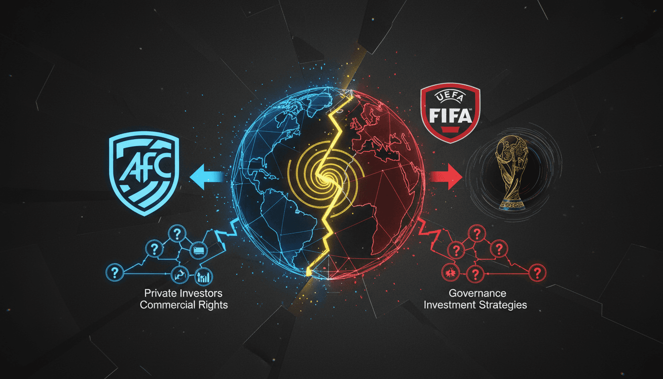 AFC president addressing FIFA's controversial World Cup stake sale